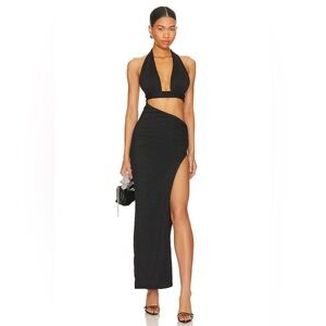 Superdown Black Carli Gown